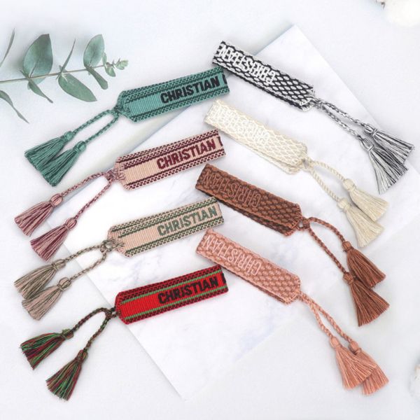 fashion brand luxury bracelets chains women men embroidered handmade woven signature tassel bangle adjustable friendship bangles holiday bea, Golden;silver
fashion brand luxury bracelets chains women men embroidered handmade woven signature tassel bangle adjustable friendship bangles holiday bea, Golden;silver