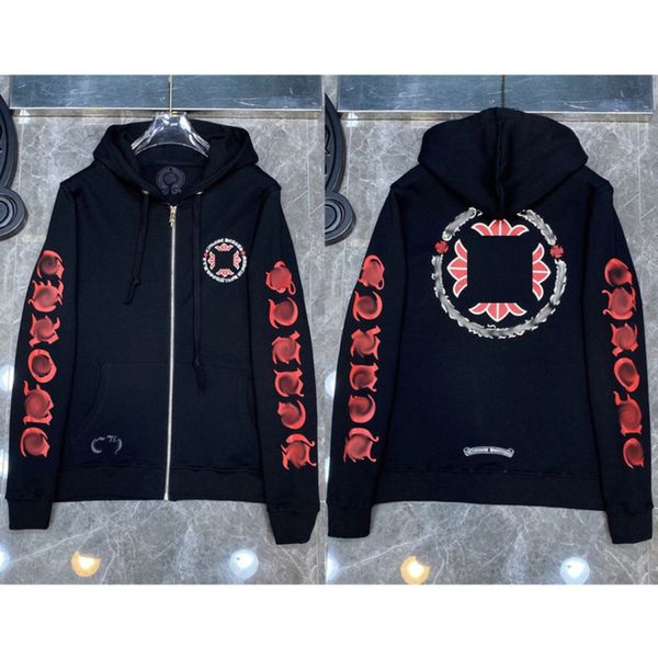 luxury men's fashion sweatshirts classic brand ch zipper hoodies women men loose pullover hooded designer horseshoe hoodie sweater jack, Black
luxury men's fashion sweatshirts classic brand ch zipper hoodies women men loose pullover hooded designer horseshoe hoodie sweater jack, Black