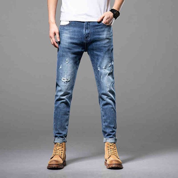 men's jeans blue jeans men's fashion brand summer slim fit little feet youth elastic washed casual pants zichao 2otr
men's jeans blue jeans men's fashion brand summer slim fit little feet youth elastic washed casual pants zichao 2otr