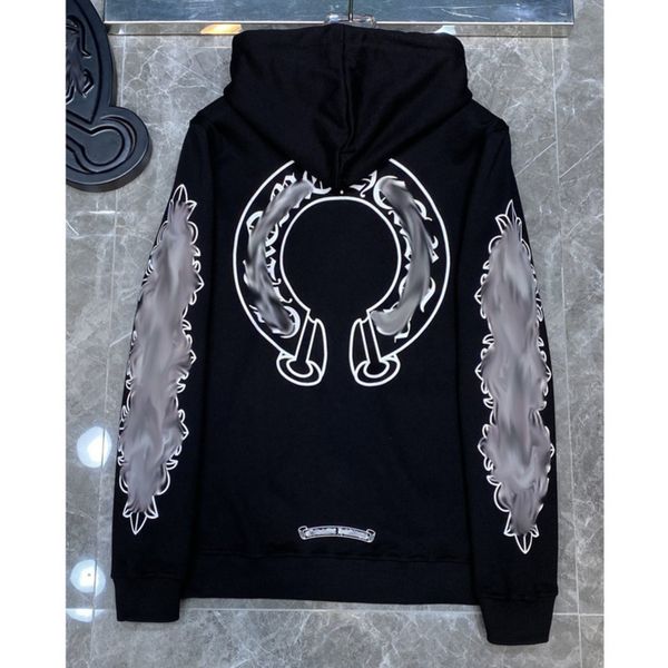 fashion men's luxury sweatshirts classic ch zipper hoodies women men loose pullover hooded designer horseshoe sanskrit hoodie sweater j, Black
fashion men's luxury sweatshirts classic ch zipper hoodies women men loose pullover hooded designer horseshoe sanskrit hoodie sweater j, Black