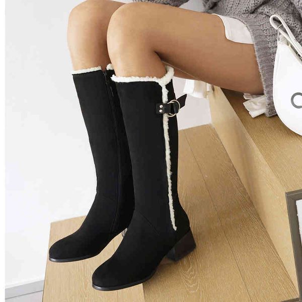 boots 2021 snow women winter round toe shoes warm cotton shoe cold knee high ladies low heels 4cm plus size 220901, Black
boots 2021 snow women winter round toe shoes warm cotton shoe cold knee high ladies low heels 4cm plus size 220901, Black
