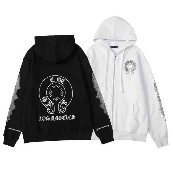 luxury fashion sweatshirts classic ch brand hoodie loose zipper jacket pullover hooded designer horseshoe sanskrit coat tz2p, Black
luxury fashion sweatshirts classic ch brand hoodie loose zipper jacket pullover hooded designer horseshoe sanskrit coat tz2p, Black