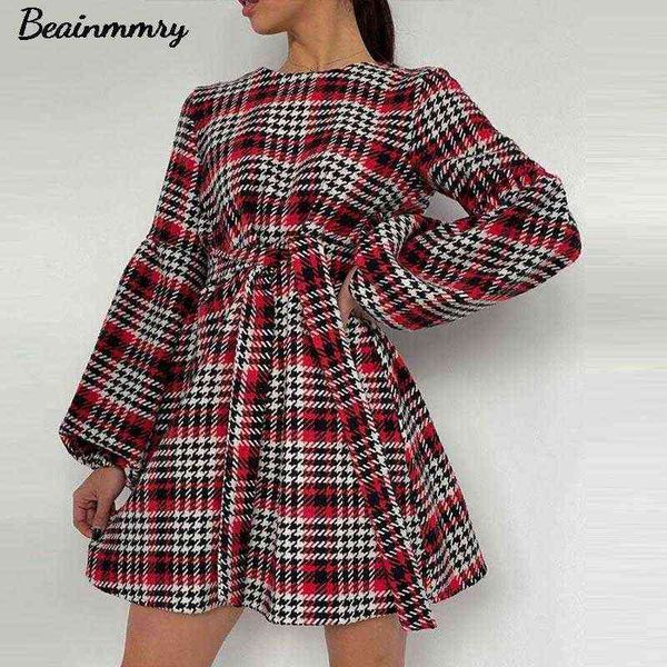 casual dresses women spring autumn new fashion red black plaid lace up mini dress female casual o neck long sleeve a-line pleated party dres, Black;gray
casual dresses women spring autumn new fashion red black plaid lace up mini dress female casual o neck long sleeve a-line pleated party dres, Black;gray