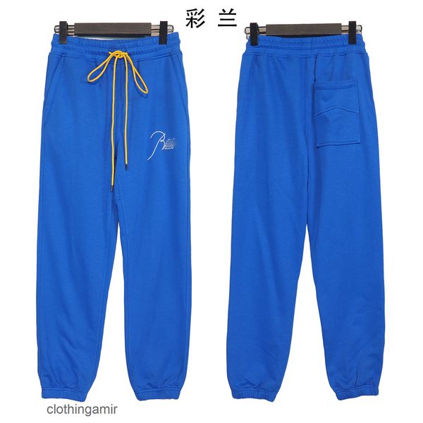 high sweatpants pant street fashion brand drawstring rhude embroidery fog casual loose leggings men's and women's, Black
high sweatpants pant street fashion brand drawstring rhude embroidery fog casual loose leggings men's and women's, Black