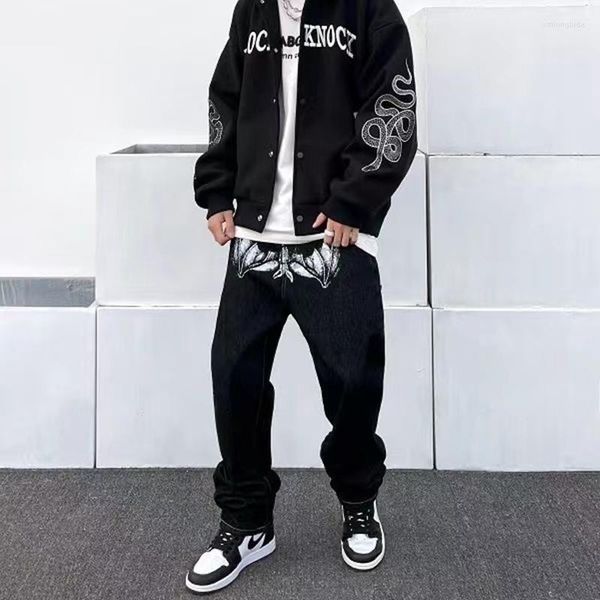 men's jeans baggy black y2k men portrait print straight leg loose casual pants ovesized high street denim trouser male bananas graphic, Blue
men's jeans baggy black y2k men portrait print straight leg loose casual pants ovesized high street denim trouser male bananas graphic, Blue