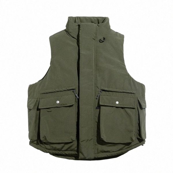 men's vests men's vests multi-pocket quilted vest mens safari style high collar thick cargo winter casual loose solid color sleeve, Black;white
men's vests men's vests multi-pocket quilted vest mens safari style high collar thick cargo winter casual loose solid color sleeve, Black;white
