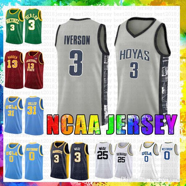 men jerseyncaa 3 iverson college basketball jersey james 13 harden russell 0 westbrook 31 miller jerseys 23 james 2 leonard 3 wade, Black
men jerseyncaa 3 iverson college basketball jersey james 13 harden russell 0 westbrook 31 miller jerseys 23 james 2 leonard 3 wade, Black