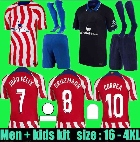 american college football wear fans player 22 23 atletico madrids soccer jerseys suarez griezmann joao felix 2022 2023 m. llorente correa ko, Black
american college football wear fans player 22 23 atletico madrids soccer jerseys suarez griezmann joao felix 2022 2023 m. llorente correa ko, Black