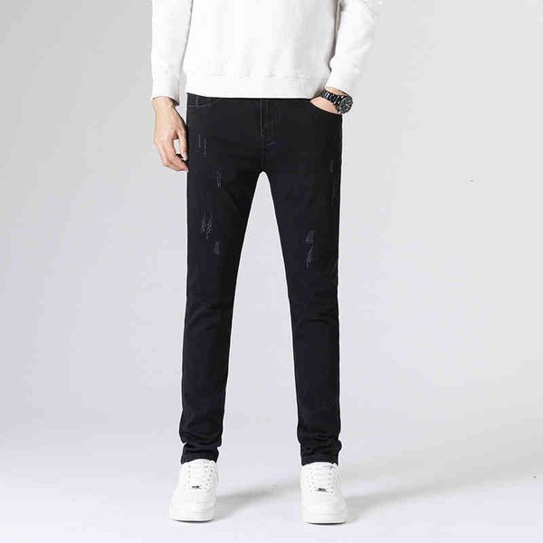 men's jeans summer men's jeans korean slim fit feet elastic high-end brand long pants dnqn, Blue
men's jeans summer men's jeans korean slim fit feet elastic high-end brand long pants dnqn, Blue