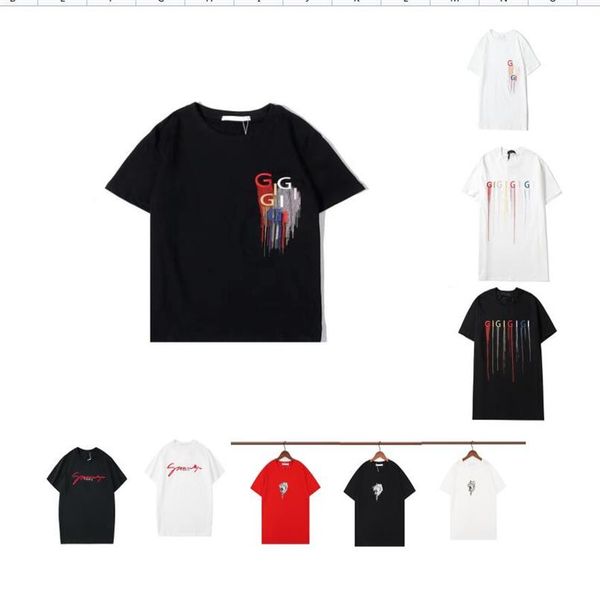 men t shirt designer women trend men's casual embroidery street ladies breathable short sleeves luxury whole high-quality 100% cot250v, White;black
men t shirt designer women trend men's casual embroidery street ladies breathable short sleeves luxury whole high-quality 100% cot250v, White;black