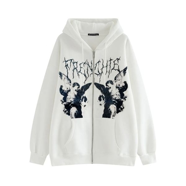 women's hoodies sweatshirts y2k hoodie zipup sweatshirt angel printing jacket loose long sleeve pockets streetwear hip hop fashion men, Black
women's hoodies sweatshirts y2k hoodie zipup sweatshirt angel printing jacket loose long sleeve pockets streetwear hip hop fashion men, Black