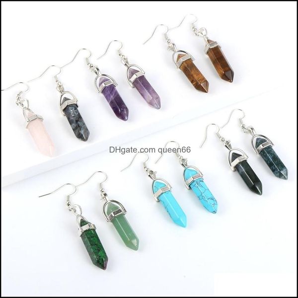 charm hexagonal prism rose crystal quartz tiger eye opal stone charms turquoises earrings amethysts hanging earring fashion women jew dhv10, Golden
charm hexagonal prism rose crystal quartz tiger eye opal stone charms turquoises earrings amethysts hanging earring fashion women jew dhv10, Golden