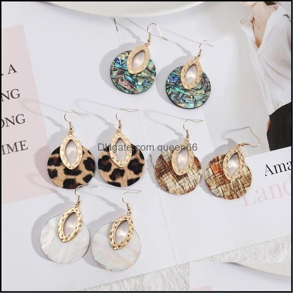 charm oval metal round abalone shell leopard charm earrings stone gold color dangle brincos pendientes fashion brand jewelry women dr dhjfd, Golden
charm oval metal round abalone shell leopard charm earrings stone gold color dangle brincos pendientes fashion brand jewelry women dr dhjfd, Golden