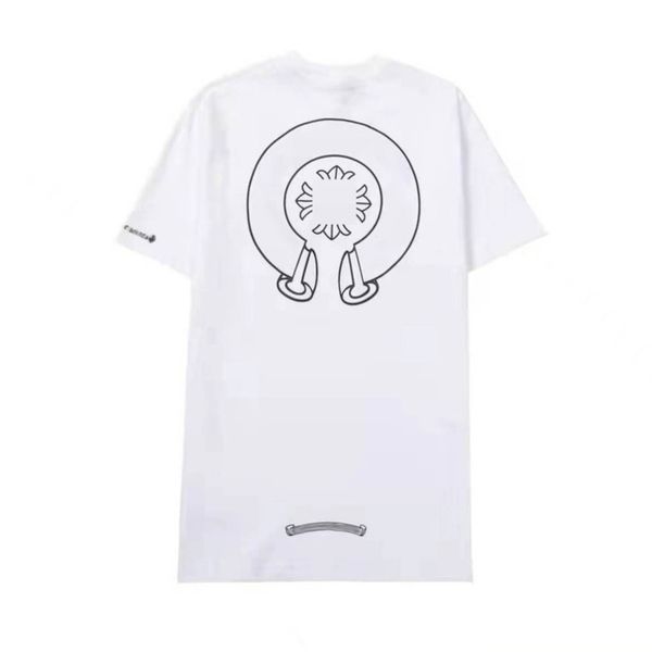men's ch luxury t shirts brand man t-shirt summer women cross sanskrit tees letter designer tshirts classic boy loose round neck shirt, White;black
men's ch luxury t shirts brand man t-shirt summer women cross sanskrit tees letter designer tshirts classic boy loose round neck shirt, White;black
