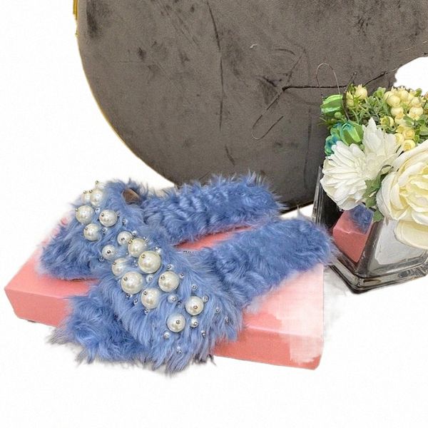 2022 sandals winter slide womens sandals slippers designer luxury wool flats pearl rubber flip flops, Black
2022 sandals winter slide womens sandals slippers designer luxury wool flats pearl rubber flip flops, Black