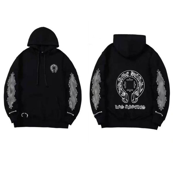 luxury men's classic sweatshirts ch fashion hoodies men woman designer horseshoe sanskrit cross pullover hooded zipper sweater loose ja, Black
luxury men's classic sweatshirts ch fashion hoodies men woman designer horseshoe sanskrit cross pullover hooded zipper sweater loose ja, Black
