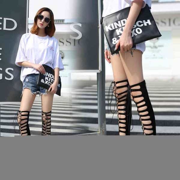boots women shoes girls summer hollow roman gladiator bandage sandals flat over the knee boot sandalias botas femininas 42 220901, Black
boots women shoes girls summer hollow roman gladiator bandage sandals flat over the knee boot sandalias botas femininas 42 220901, Black