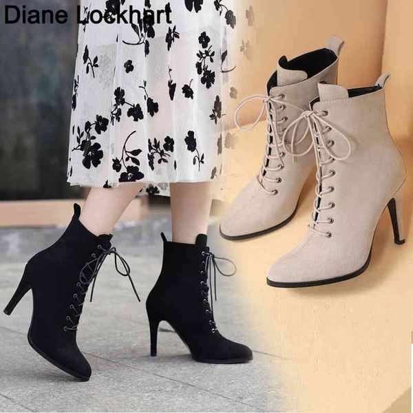 boots ankle cowboy for women shoes fashion black pointed toe bottes stiletto lace up high heel short boot autumn 220901
boots ankle cowboy for women shoes fashion black pointed toe bottes stiletto lace up high heel short boot autumn 220901