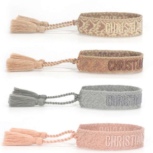 brand fashion classic bracelets chains jewelry bangles handmade embroidered link woven tassel adjustable women men lover gift chain bangle n, Black
brand fashion classic bracelets chains jewelry bangles handmade embroidered link woven tassel adjustable women men lover gift chain bangle n, Black