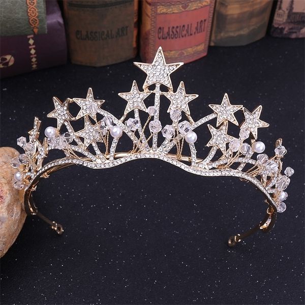 wedding hair jewelry baroque gold color star crystal pearl tiaras bridal crown for bride crowns headband accessories 220831, Slivery;golden
wedding hair jewelry baroque gold color star crystal pearl tiaras bridal crown for bride crowns headband accessories 220831, Slivery;golden