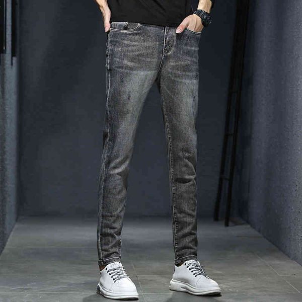 men's jeans jeans men's youth korean version elastic slim fit small foot brand long pants ezmf, Blue
men's jeans jeans men's youth korean version elastic slim fit small foot brand long pants ezmf, Blue