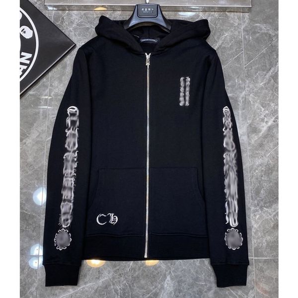 luxury men's fashion sweatshirts classic ch zipper hoodies women men loose pullover hooded designer horseshoe sanskrit hoodie sweater j, Black
luxury men's fashion sweatshirts classic ch zipper hoodies women men loose pullover hooded designer horseshoe sanskrit hoodie sweater j, Black