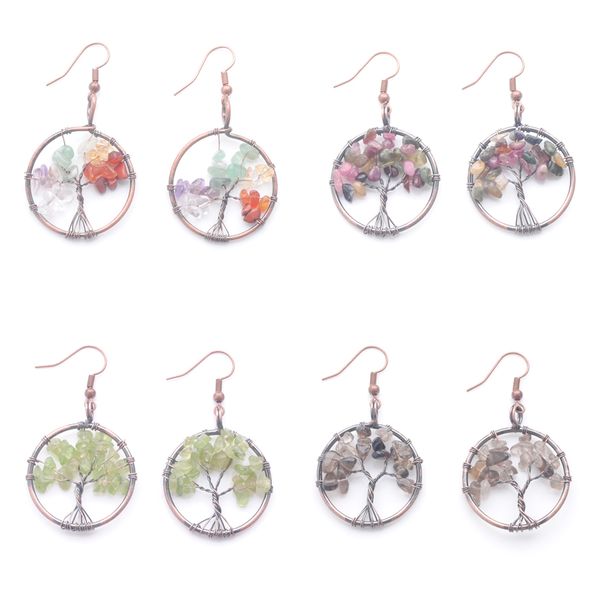 natural chips stone dangle chandelier tree of life retro wire wrap ancient copper round crystal hook drop earring for women gift jewelry br3, Silver
natural chips stone dangle chandelier tree of life retro wire wrap ancient copper round crystal hook drop earring for women gift jewelry br3, Silver