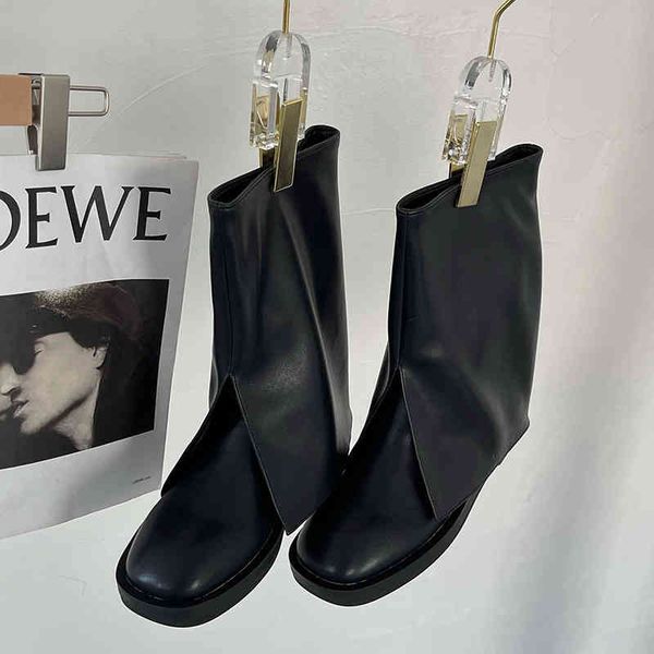 boots fashion square head short tube pants fine closed eyes into sleeve flat sole single solid color martin 282-2 220901, Black
boots fashion square head short tube pants fine closed eyes into sleeve flat sole single solid color martin 282-2 220901, Black