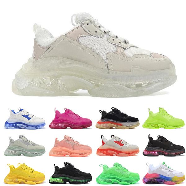 new triple s clear bubble midsole casual shoes multicolor combination shoes mens womens fashion sneaker size 36-45
new triple s clear bubble midsole casual shoes multicolor combination shoes mens womens fashion sneaker size 36-45