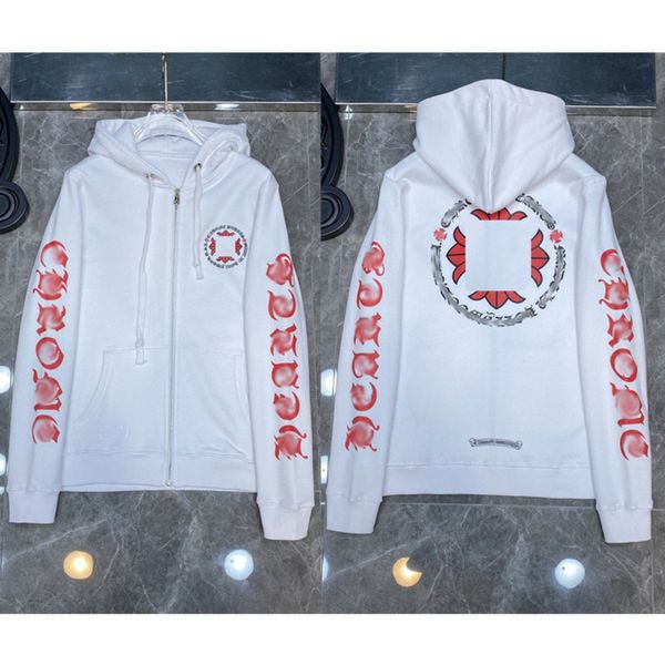 men's classic luxury jackets fashion sweatshirts brand ch zipper hoodies women men pullover hooded designer horseshoe sweater loose jac, Black;brown
men's classic luxury jackets fashion sweatshirts brand ch zipper hoodies women men pullover hooded designer horseshoe sweater loose jac, Black;brown