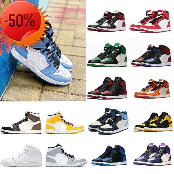 boots jumpman 1 basketball shoes men 1s og high pine green black court purple royal bred toe nc obsidian unc game sneakers trainers 36-47
boots jumpman 1 basketball shoes men 1s og high pine green black court purple royal bred toe nc obsidian unc game sneakers trainers 36-47