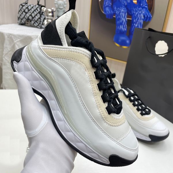 fabric suede calfskin shoes designer luxury sneakers men women casual shoe party velvet tranier, Black
fabric suede calfskin shoes designer luxury sneakers men women casual shoe party velvet tranier, Black