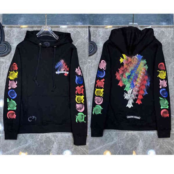 men's luxury classic sweatshirts brand ch designer hoodie fashion men women horseshoe loose zipper jacket pullover hooded coat sweater, Black
men's luxury classic sweatshirts brand ch designer hoodie fashion men women horseshoe loose zipper jacket pullover hooded coat sweater, Black