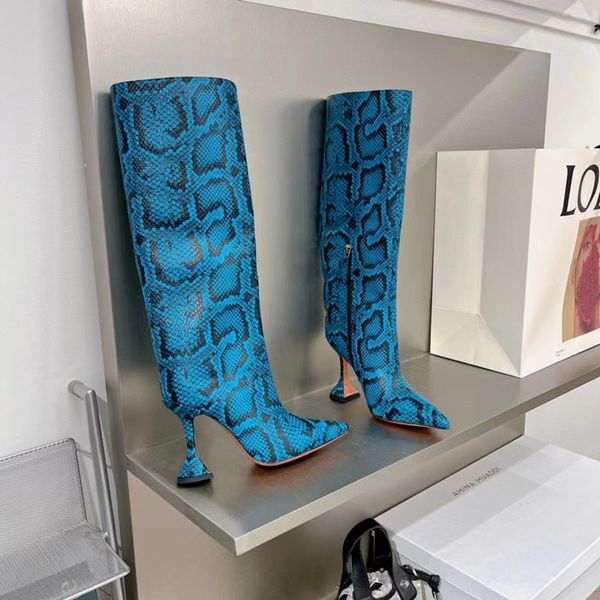 muaddi women amina long boots fashion brand luxury designers ladies shoes stiletto high heel sneak leather women boot .5cm, Black
muaddi women amina long boots fashion brand luxury designers ladies shoes stiletto high heel sneak leather women boot .5cm, Black