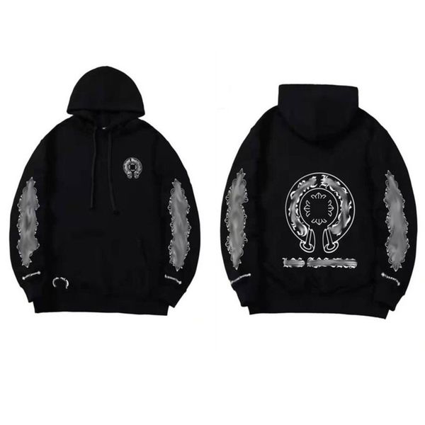 luxury men's classic sweatshirts ch fashion hoodies men woman designer horseshoe sanskrit cross pullover hooded zipper sweater loose ja, Black
luxury men's classic sweatshirts ch fashion hoodies men woman designer horseshoe sanskrit cross pullover hooded zipper sweater loose ja, Black