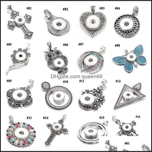 pendant necklaces noosa snap necklace jewelry vintage sier heart cross button with chains fit 18mm for women drop delivery 2021 neckl dh6la, Silver
pendant necklaces noosa snap necklace jewelry vintage sier heart cross button with chains fit 18mm for women drop delivery 2021 neckl dh6la, Silver