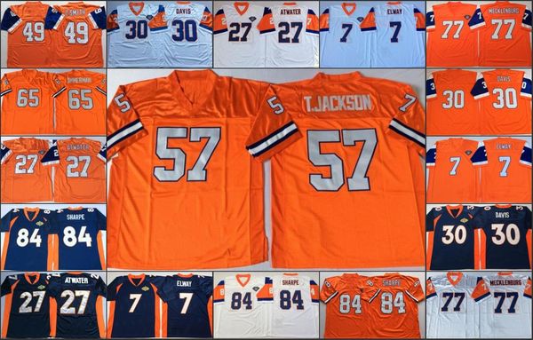men jersey ncaa vintage football stitched mens jerseys shannon sharpe john elway 27 steve atwater 49 d.smith 77 mecklenburg 30 davis 65 zimm, Black
men jersey ncaa vintage football stitched mens jerseys shannon sharpe john elway 27 steve atwater 49 d.smith 77 mecklenburg 30 davis 65 zimm, Black