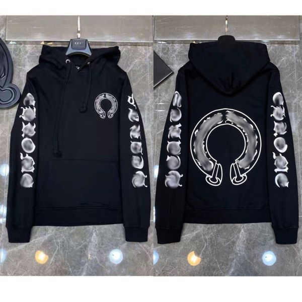 classic luxury men's sweatshirts ch fashion hoodies men woman designer horseshoe sanskrit cross pullover hooded zipper sweater loose ja, Black
classic luxury men's sweatshirts ch fashion hoodies men woman designer horseshoe sanskrit cross pullover hooded zipper sweater loose ja, Black