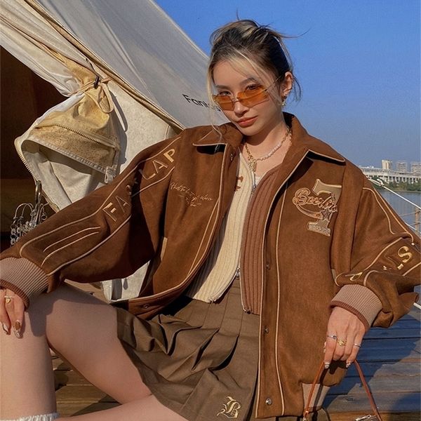 womens jackets womens jackets coat american style retro coat winter premium oversize fried street baseball jacket sweatshirts clothing 22090, Black;brown
womens jackets womens jackets coat american style retro coat winter premium oversize fried street baseball jacket sweatshirts clothing 22090, Black;brown