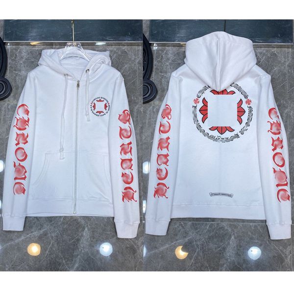 luxury fashion men's sweatshirts classic ch zipper hoodies women men loose pullover hooded designer horseshoe sanskrit hoodie sweater j, Black
luxury fashion men's sweatshirts classic ch zipper hoodies women men loose pullover hooded designer horseshoe sanskrit hoodie sweater j, Black