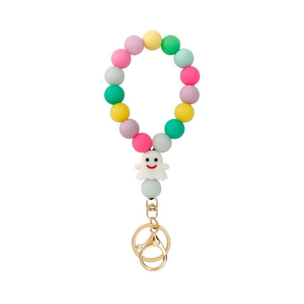 key rings colorful luminous round silicone beads ghost wristlet chain halloween bangle ring beaded bracelet chain 220901, Slivery;golden
key rings colorful luminous round silicone beads ghost wristlet chain halloween bangle ring beaded bracelet chain 220901, Slivery;golden