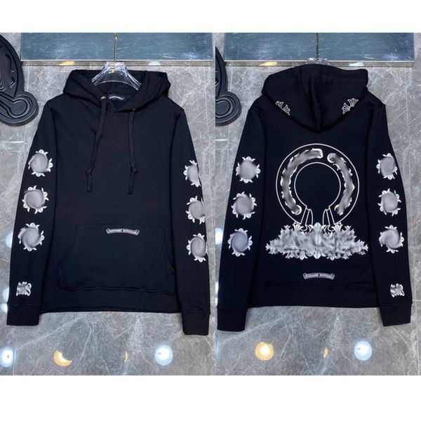 men's fashion luxury sweatshirts classic brand ch zipper hoodies women men loose pullover hooded designer horseshoe hoodie sweater jack, Black
men's fashion luxury sweatshirts classic brand ch zipper hoodies women men loose pullover hooded designer horseshoe hoodie sweater jack, Black