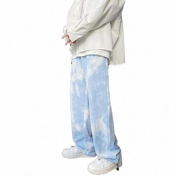men's pants men's pants spring tie-dye casual men chic fashion korean straight sweatpants streetwear all-match loose ankle-banded, Black
men's pants men's pants spring tie-dye casual men chic fashion korean straight sweatpants streetwear all-match loose ankle-banded, Black