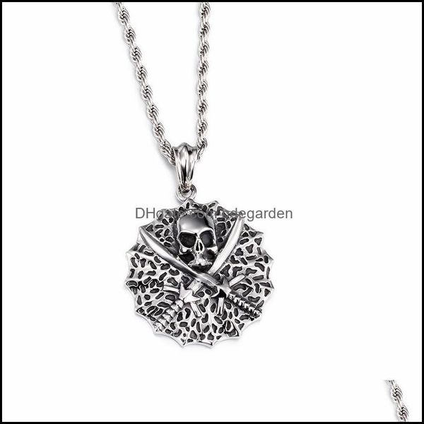 pendant necklaces pendant necklaces fashion cool skl necklace for men exquisite jewelry stainless steel pirate skeleton long chain dr dhj6e, Silver
pendant necklaces pendant necklaces fashion cool skl necklace for men exquisite jewelry stainless steel pirate skeleton long chain dr dhj6e, Silver