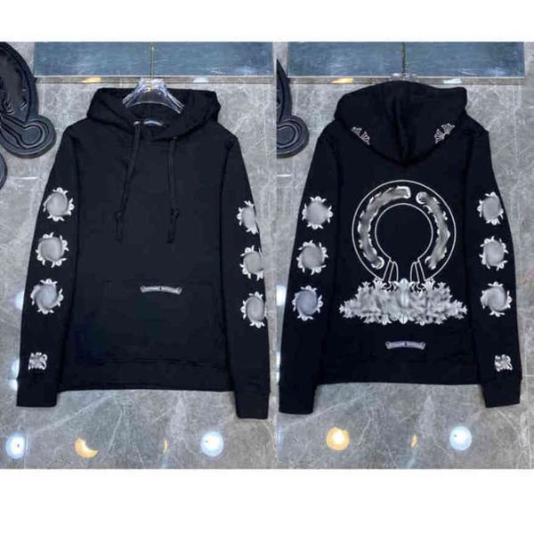 fashion luxury men's sweatshirts classic ch brand hoodie hooded designer horseshoe sanskrit loose zipper jacket pullover coat women sw, Black
fashion luxury men's sweatshirts classic ch brand hoodie hooded designer horseshoe sanskrit loose zipper jacket pullover coat women sw, Black