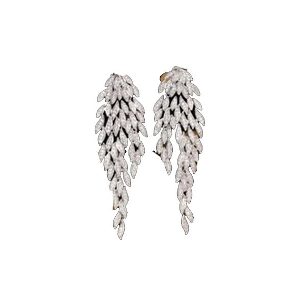 light luxury chandelier earrings multi-layer fringed tree leaves high-end exaggerated atmosphere banquet dress with earrings, Silver
light luxury chandelier earrings multi-layer fringed tree leaves high-end exaggerated atmosphere banquet dress with earrings, Silver