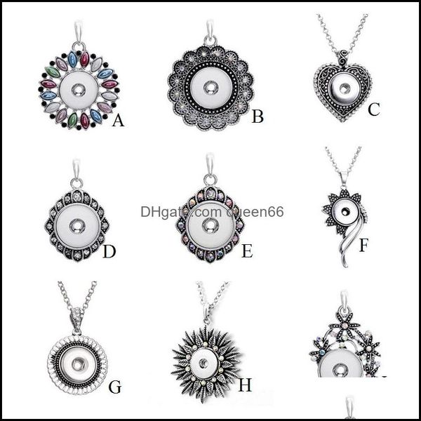 pendant necklaces fashion vintage sier snap button pendant necklace flower rhinestone geometric diy 18mm ginger buttons party drop de dhcue, Silver
pendant necklaces fashion vintage sier snap button pendant necklace flower rhinestone geometric diy 18mm ginger buttons party drop de dhcue, Silver