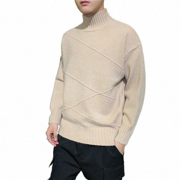 men's sweaters men's sweaters 516 spring autumn men knitted mock neck sweater rib hem slim fit warm knitwear student fashion urban, White;black
men's sweaters men's sweaters 516 spring autumn men knitted mock neck sweater rib hem slim fit warm knitwear student fashion urban, White;black