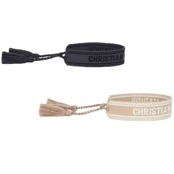 luxury fashion brand embroidery bracelets classic women men bangles friendship charm bangle woven adjustable tassel vintage couple braided j, Golden;silver
luxury fashion brand embroidery bracelets classic women men bangles friendship charm bangle woven adjustable tassel vintage couple braided j, Golden;silver