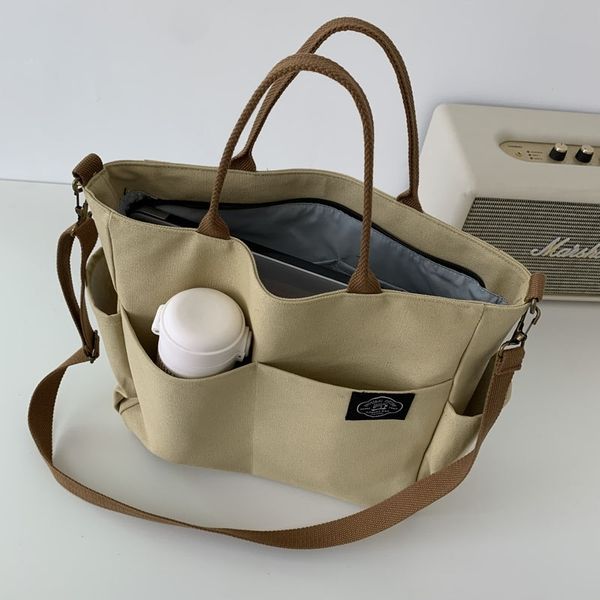 evening bags hylhexyr women's retro large size cotton canvas shoulder bag fashion crossbody handbag zipper casual tote multi pocket 220
evening bags hylhexyr women's retro large size cotton canvas shoulder bag fashion crossbody handbag zipper casual tote multi pocket 220